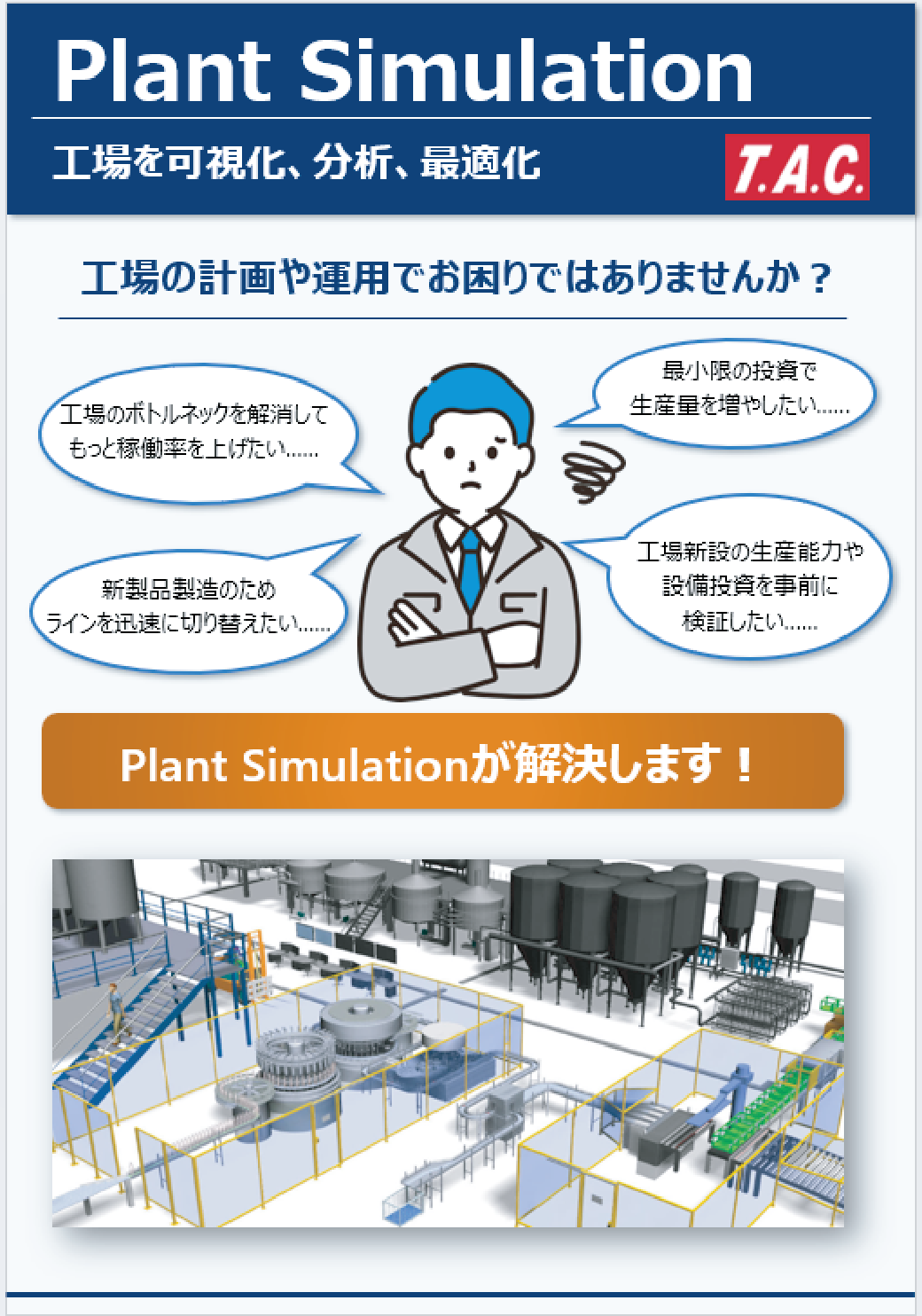 Plant Simulation パンフレット